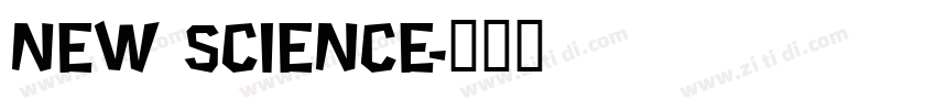 New Science字体转换
